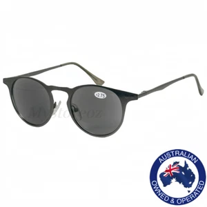 Mens Ladies Magnifying Round Fashion Tinted Sunglasses Reading Glasses - Picture 1 of 9