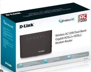D-Link DSL-3785 Modem Router DSL/VDSL AC1200 Infostrada Windtre - Foto 1 di 6