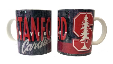 2 PACK STANFORD CARDINAL 11 OZ CERAMIC SUBLIMATED COFFEE MUG FREE PRIORITY SHIP Cover