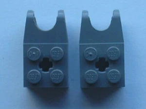 2 x LEGO Dark Bluish Gray Technic Brick 2x2 Ball Socket Axle Hole 57910 Set 8101 - Picture 1 of 1