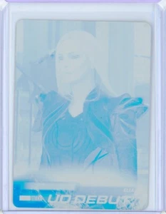 2024 UD Marvel Studios Series 2 CHARLIZE THERON as CLEA Cyan Printing Plate 1/1 - Picture 1 of 2