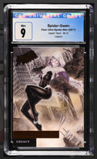 2017 Fleer Ultra Spider Man, Legacy Spider-Gwen #L12, CGC Graded 9 Mint