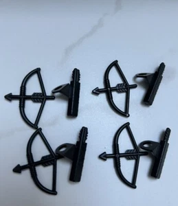 LEGO Bow Arrow Quiver - Black 4 x NEW (D3) - Picture 1 of 1