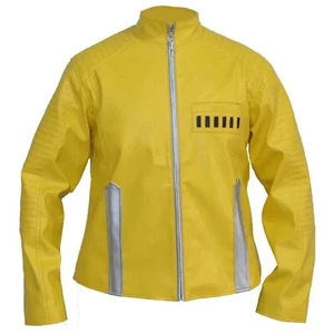 Star Wars A New Hope Luke Skywalker Yellow Leather Jacket - Picture 1 of 4