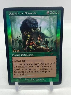 MTG Chord of Calling Portuguese Foil Retro Frame 30th Anniversary Promo MTG Rare - Image 1 of 2