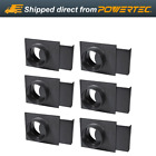 POWERTEC 70108-P6 4 Inch Blast Gate for Dust Collector/ Vacuum Fittings 6PK
