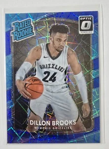 2017-18 Panini Optic #152 Dillon Brooks ROOKIE Blue Velocity Prizm - Picture 1 of 2