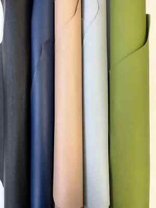 Cow leather saffiano print, genuine cowhide leather sheets for crafts thick 4 oz - Picture 1 of 15