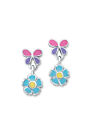 Prinzessin Lillifee Schmetterling und Blume Mädchen Ohrringe Hänger Silber 925