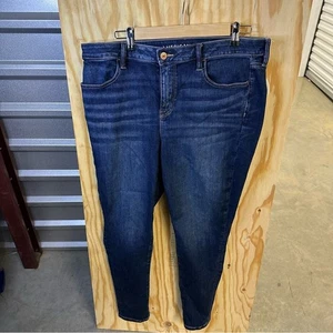 American Eagle Outfitters dunkelblaue Jeggings - Bild 1 von 8