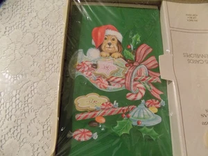 Vintage "Evergreen Christmas Cards In Box Sealed, 25 Cards 26 Envelopes, NEW - Picture 1 of 6