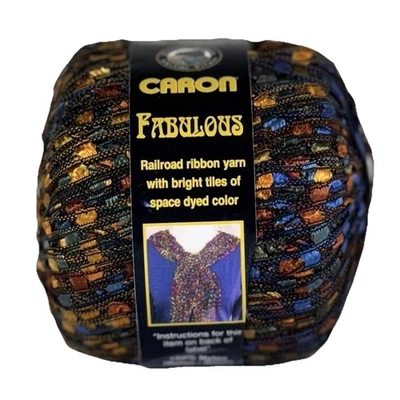 Hilo de cinta de ferrocarril Caron Fabulous 0015 Madre Tierra ORIGINNylon 1,76 oz madeja NUEVO Foto 1 de 4