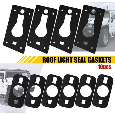 10X for 2003-2009 Hummer H2 Roof Cab Light Running Lamp Anti-Leak Seal Gaskets - Image 1 of 4