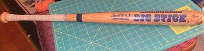RAWLINGS ADIRONDACK BIG STICK OFFICIAL SOFTBALL BAT WOOD/WOODEN 181F PRO-RING - Изображение 1 из 4