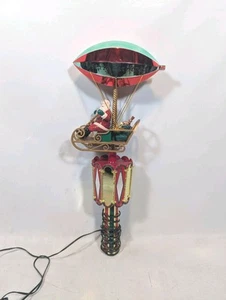 MR.CHRISTMAS 1997 - DIRIGIBLE SANTA AIRSHIP - techo de árbol o pieza de mesa - Imagen 1 de 6