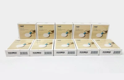 Lot of 10 Brand New Nest H13000ES Tag The Easiest Way to Arm and Disarm White - Image 1 of 4