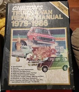 1979-1986 Chilton’s Truck and Van Service Repair Manual COLLECTORS EDITION - Bild 1 von 2