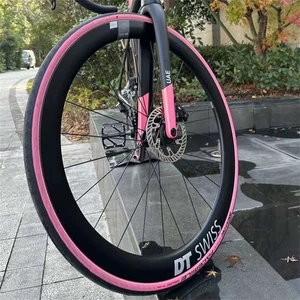 Road 700 X 25/28C Clincher Tire Pink Blue Purple Bike TYRE 120TPI 225G - Picture 1 of 12
