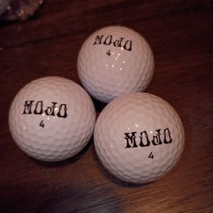  Mojo Golf Balls lot of Three # 4 White Long Drive Magic Core Balls - Picture 1 of 2