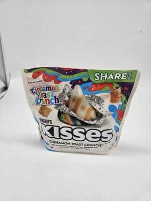 New Limited Edition Hershey Kisses Cinnamon Toast Crunch 9oz Exp 3/26 - Image 1 of 3