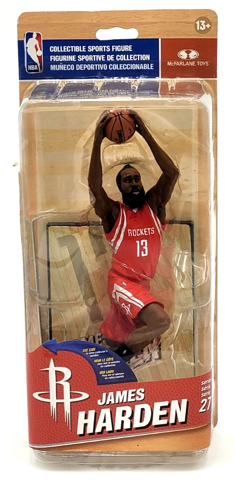 Figura deportiva coleccionable McFarlane NBA Series 27 James Harden Houston Rockets Foto 1 de 4