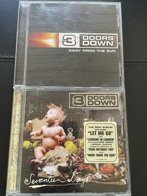 2  CDs :   3 DOORS  DOWN   -   Seventeen Days  +  Away From The Sun , Indie Rock - Bild 1 von 4