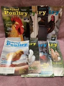 Lot of 8 Backyard Poultry Magazines Chickens Fowl Care 2006-2011- UNDAMAGED! - Picture 1 of 1
