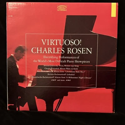 CHARLES ROSEN piano Virtuoso! Most Difficult Showpieces EPIC BC 1312 ST LP 1965 - Image 1 of 4