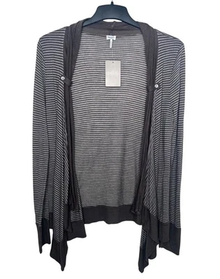 Cárdigan Anthropologie Splendid para mujer a rayas frente abierto X-grande Foto 1 de 4