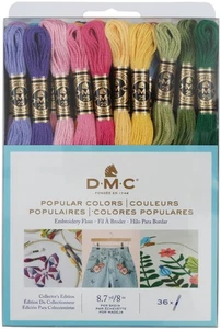 DMC 117F25-PC36  Embroidery Floss Pack 8.7yd-Popular Colors 36/Pkg - Picture 1 of 1
