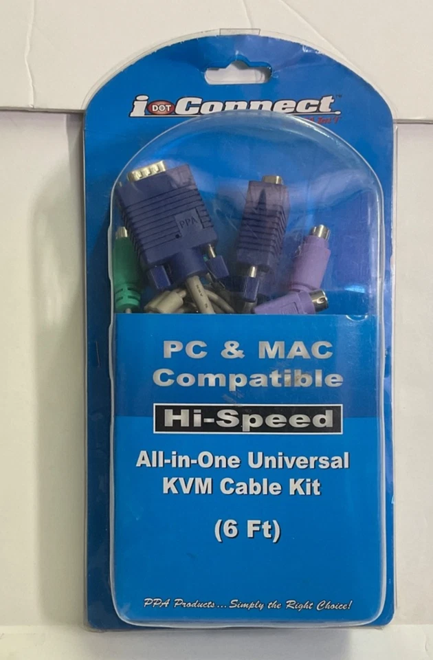 I connect Hi-Speed All in one Universal KVM Cable Kit - 6ft - Image 1 of 3