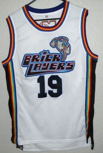 MTV Rock N Jock Basketball Trikot MEDIUM weiß Aaliyah Brick Layers 1996 - Bild 1 von 3