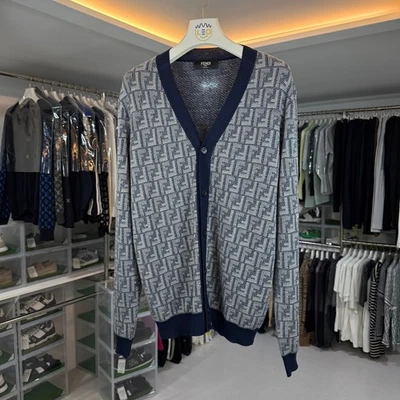 Cárdigan Fendi FF Jacquard FD-17 146884392 Foto 1 de 4