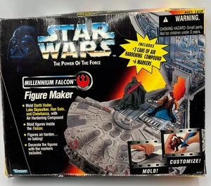 Vintage Star Wars: The Power of the Force Millennium Falcon Figure Maker 1996 - Bild 1 von 24