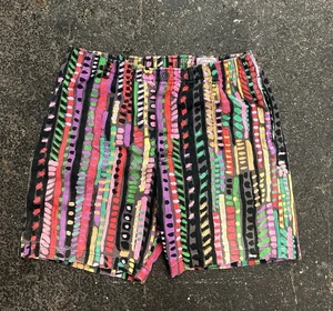 Jams World Vintage 90s Patterned Shorts Summer Hawaiian Tropical Mens Medium  - Picture 1 of 6