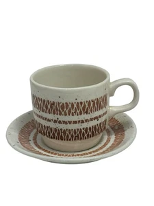 VTG MCM Bilton’s Tableware 8 Teacups Saucers Ironstone Lot Of 16 Piece England - Picture 1 of 4