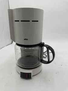 Braun🌟 Aromaster 10 Cup Coffee Maker Type 4085 White W/ Carafe🌟 - Picture 1 of 11