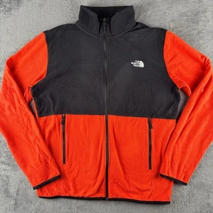 Chaqueta polar para hombre The North Face talla M negra naranja cremallera completa - Imagen 1 de 12