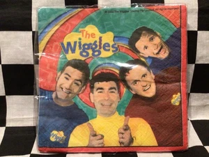 2003 Sealed Vintage The Wiggles Birthday Party Luncheon Napkins Pack of 16 - Picture 1 of 3