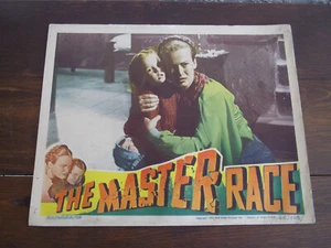 THE MASTER RACE - Orig. WW II Era Lobby Card - 1944 in FINE Condition - Picture 1 of 10