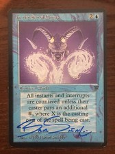 In The Eye Of Chaos MTG English Legends Signed By Artist Brian Snoddy