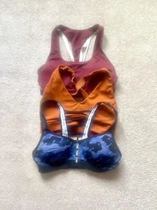 3 Pc Sports Bra Sz M Pink & Fila - Picture 1 of 5