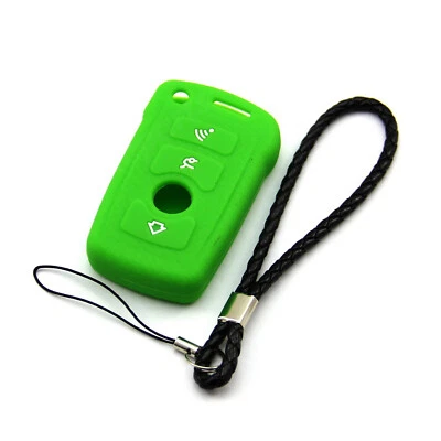 Funda Silicona Verde Para BMW Serie 6 7 750i 745i Mando Inteligente Llave BM02GR Foto 1 de 4