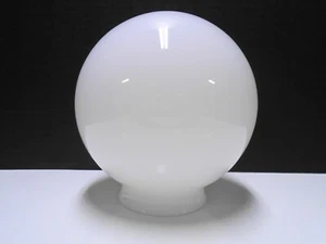 Vintage MCM 6" Milk Glass Globe 3 1/8" Fitter Ceiling Light Fixture Shade - Picture 1 of 3