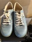 Gucci Tennis 1977 Light Blue W Leather Size 35