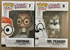 Mr. Peabody and Sherman POP Funko Figures #07 and #08 NEW