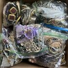 14.9 Pounds lbs. Bulk Wearable Jewelry Necklace & Bracelet Brooches Etc