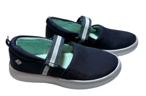 Sperry Port Mast Plushwave Navy Blue Sneaker Little Girls Size 8.5 M Shoes - Picture 1 of 6