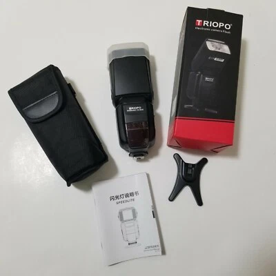 Flash Speedlite Triopo TR-982II Canon Wireless Master alta velocidade 1/8000s novo com etiquetas - Imagem 1 de 4