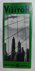 1937 NEW YORK CENTRAL PUBLIC TIMETABLE New York City Map - Picture 1 of 8